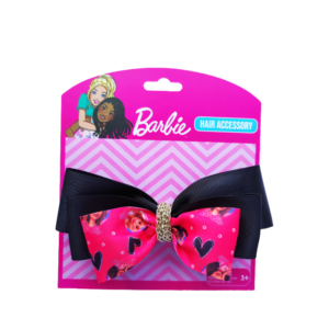 Black Hearts Hair Bow