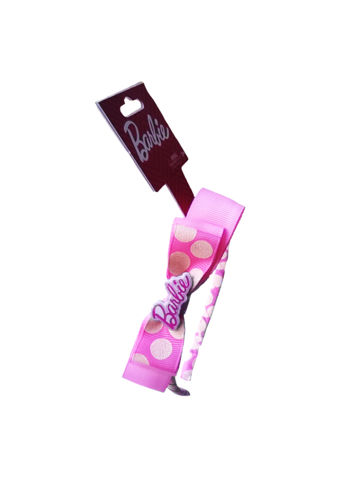 Pink Polka Dot Barbie Headband