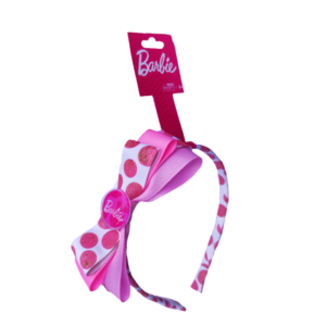 Two-Tone Pink Polka Dot Headband