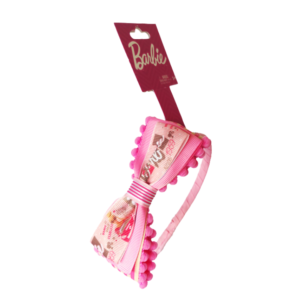 Pink Ruffle Bow Headband