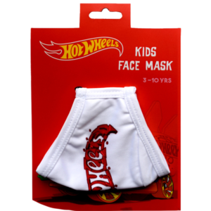 Hot Wheels Kids Script Logo Face Mask