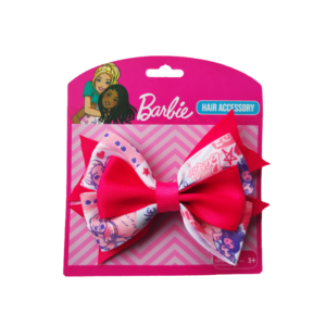 Pink & Red Layered Hair Bow