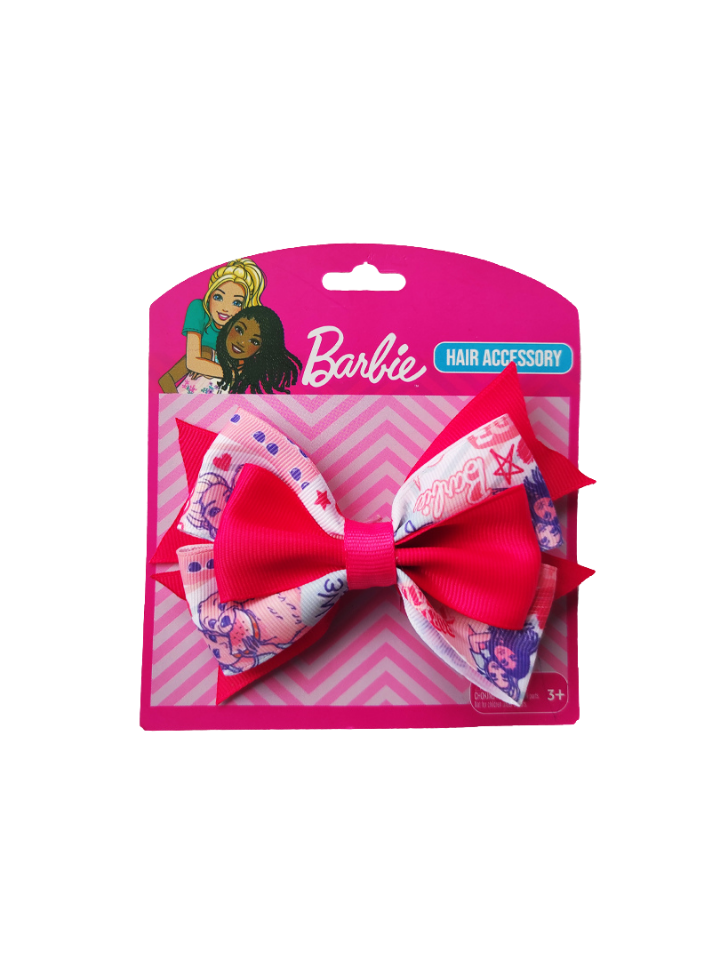 Pink & Red Layered Hair Bow