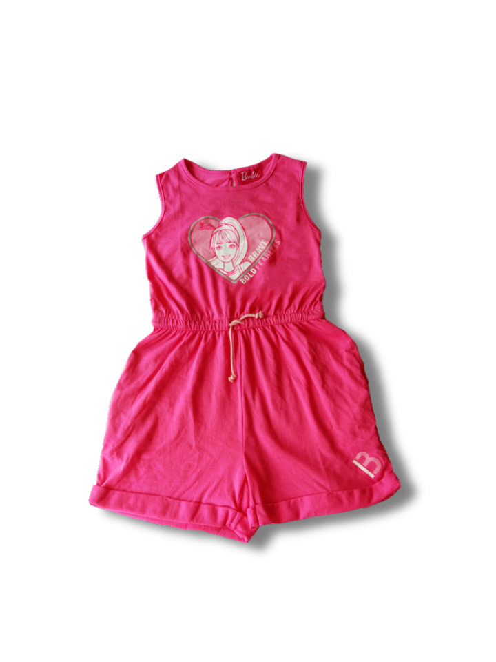 Toddler Girls' Sleeveless Graphic Romper