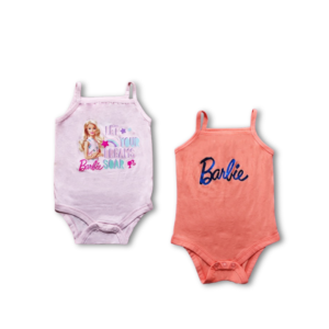 Barbie: Baby Bodysuits 2-Pack.