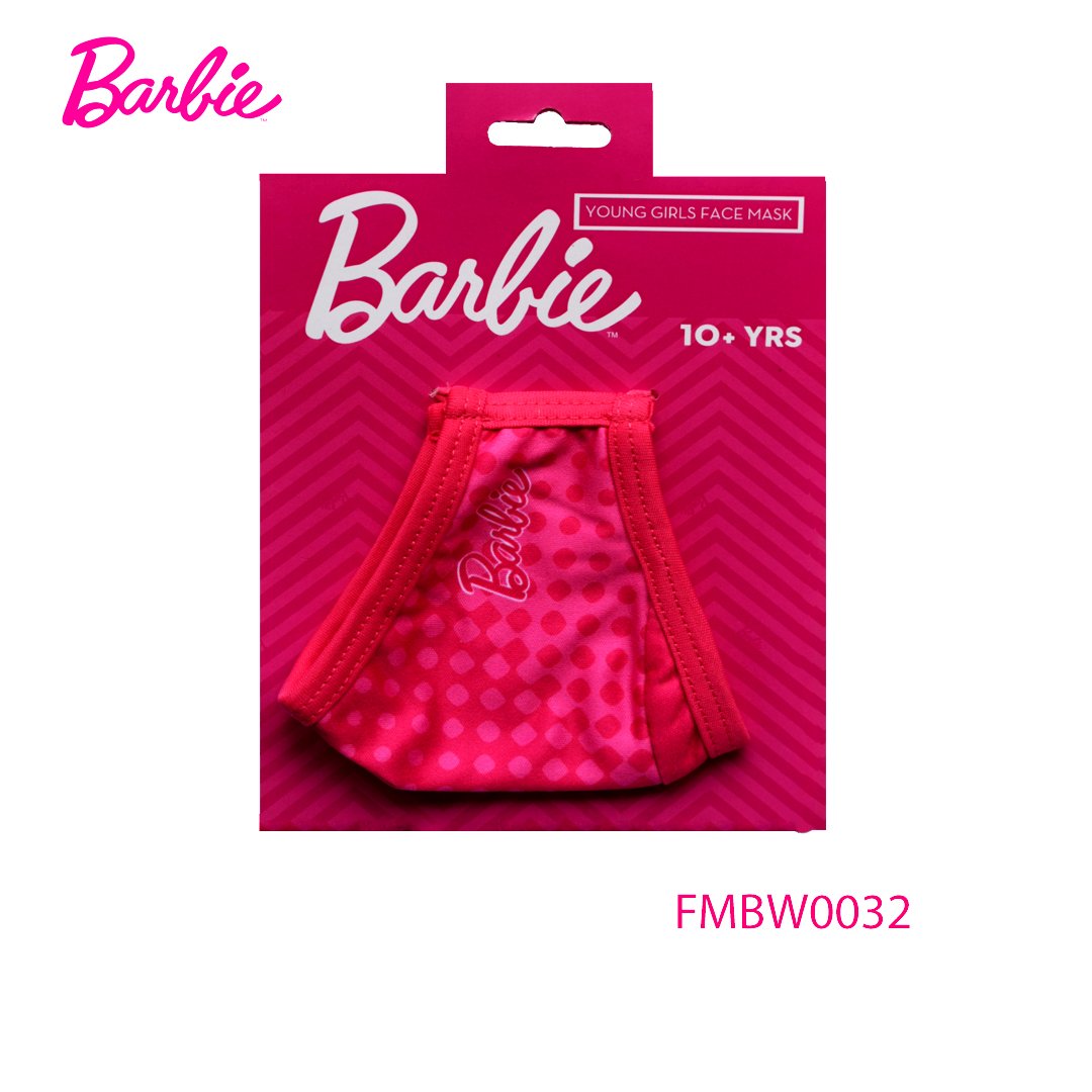 Hot Pink Polka Dot Face Mask