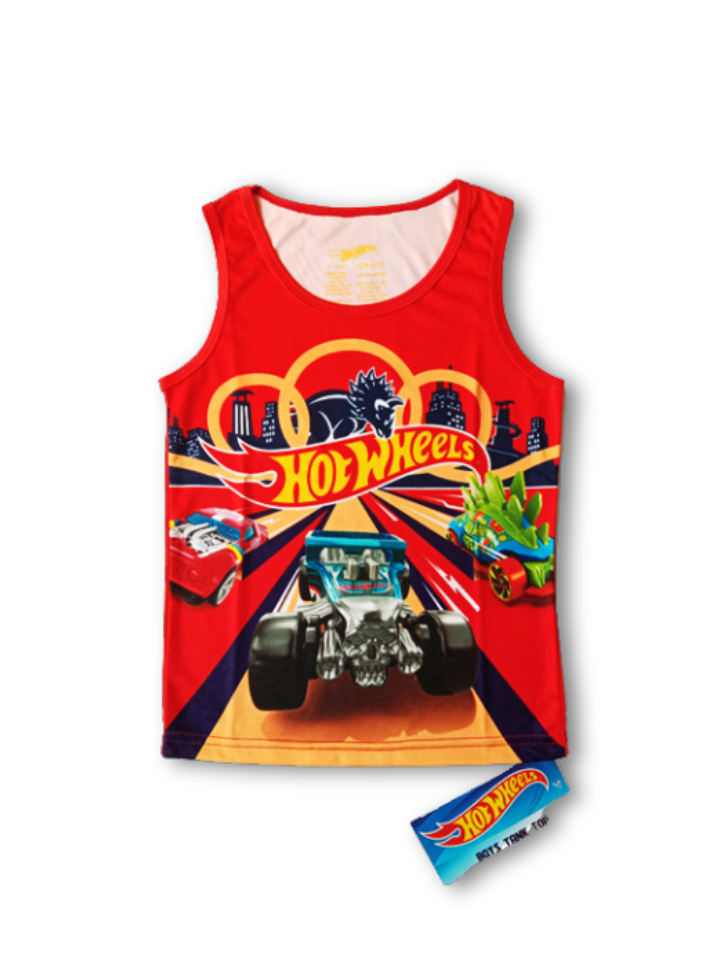 Hot Wheels Boys' Graphic Racing Tank Top