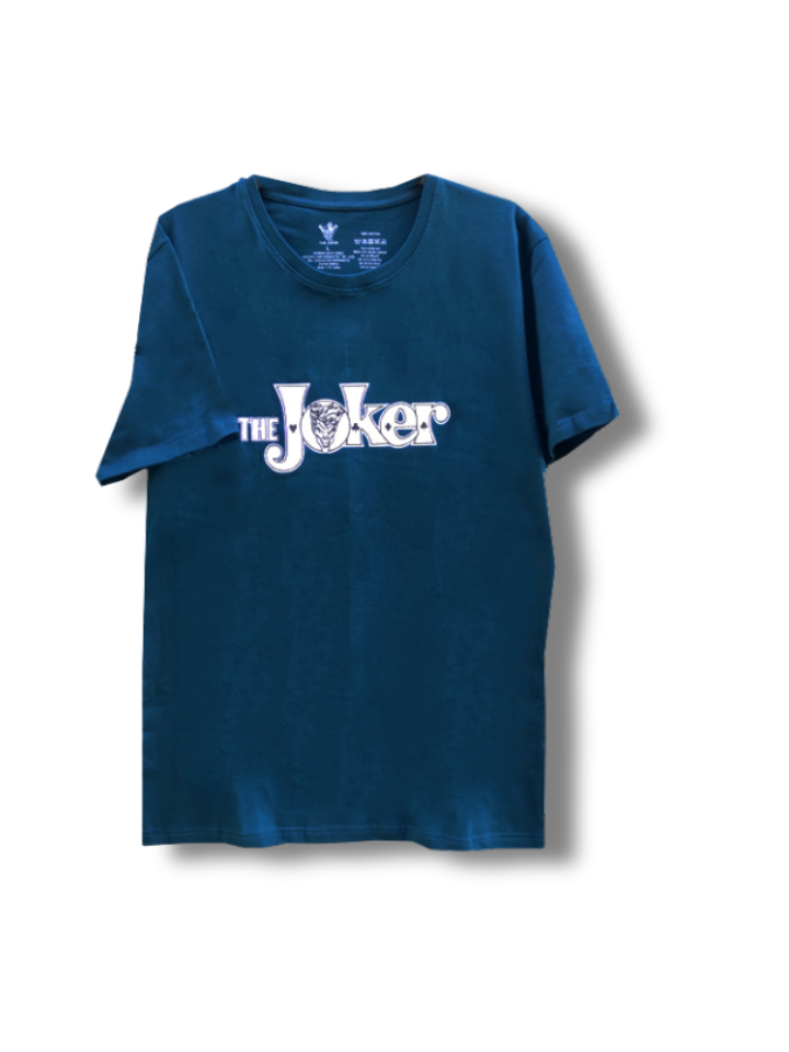 The Joker Classic Text Logo Black T-Shirt - Image 2