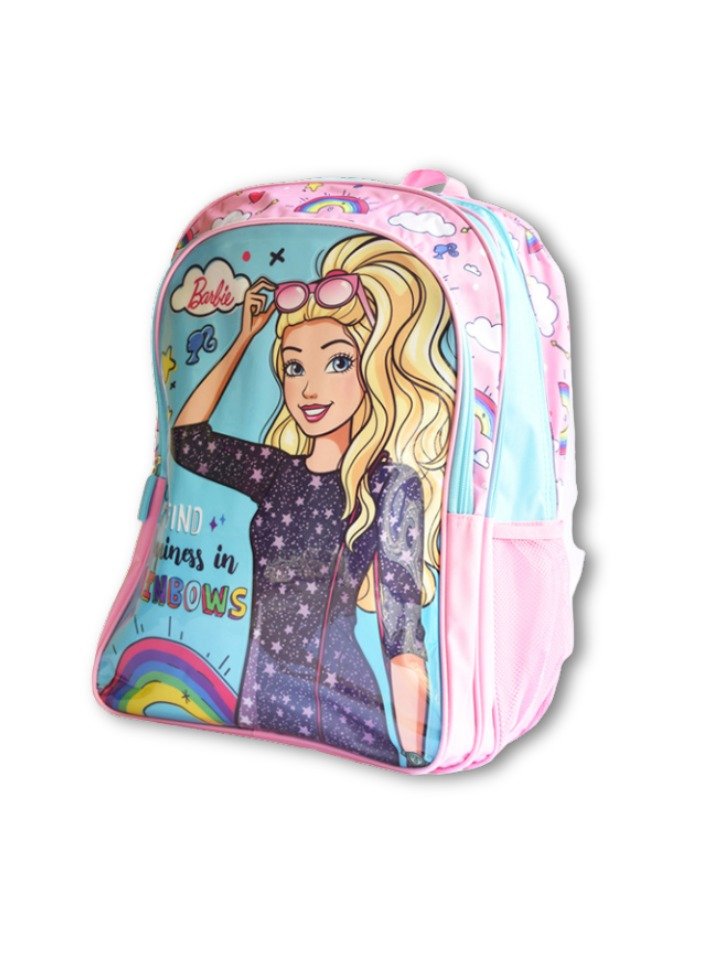 Barbie Find Happinessn Rainbow School Bag