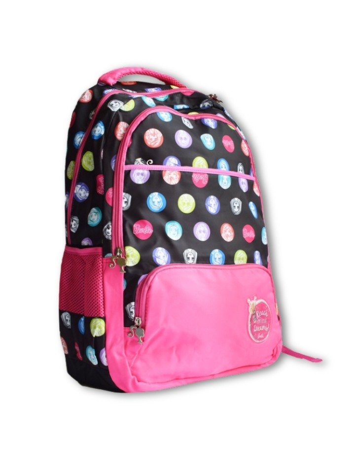 Barbie Dreams Black & Pink School Bag