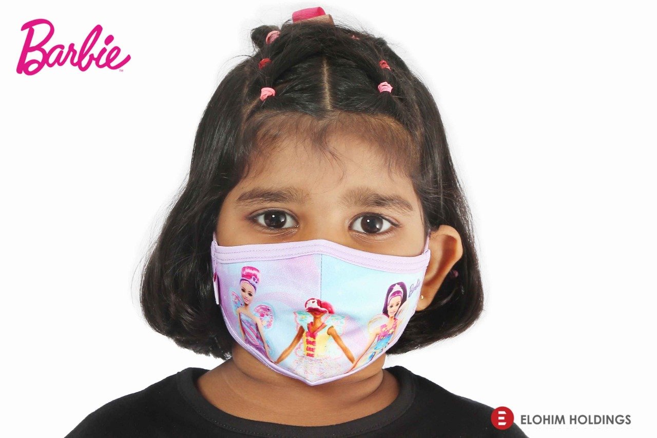 Barbie Princess Power Kids Face Mask