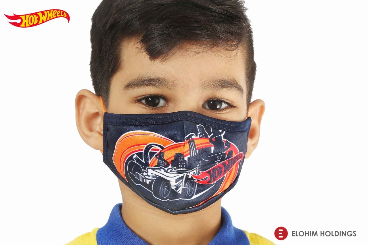 Hot Wheels City Racing Graphic Face Mask
