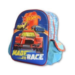 Hot Wheels Made To Race Eva 3D School Bag