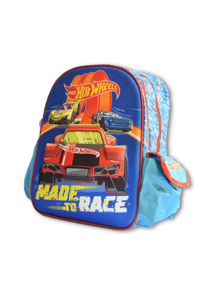 Hot Wheels Made To Race Eva 3D School Bag